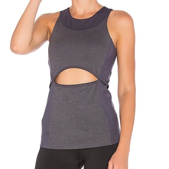 New Adidas by Stella McCartney Yoga Comfort Tank Top In Night Steel NWT Size XS - Picture 1 of 12